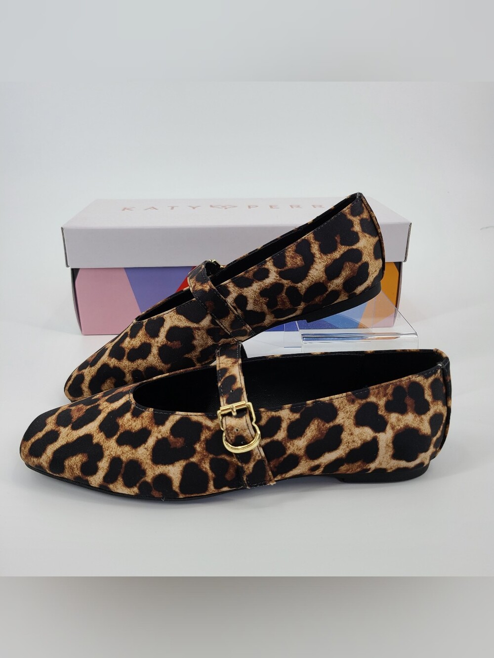 Katy Perry Collections Leopard Mary Jane Flats Size 5.5
